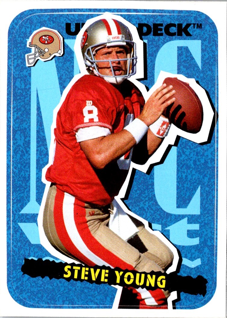 1995 Collector's Choice Update Stick-Ums Steve Young