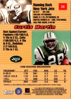1999 Bowman's Best Curtis Martin #34