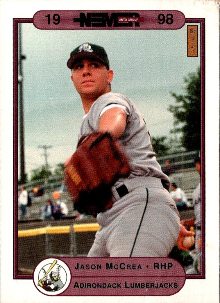 1998 Warning Track Adirondack Lumberjacks Jason McCrea