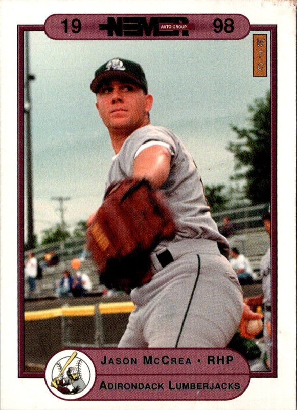 1998 Warning Track Adirondack Lumberjacks Jason McCrea #17