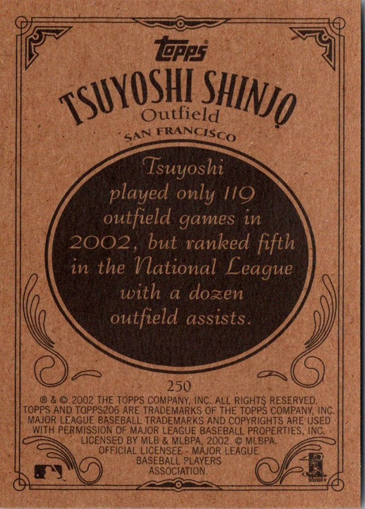 2002 Topps 206 Tsuyoshi Shinjo