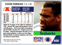 1992 Proset Eugene Robinson #666