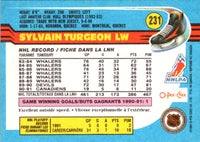 1991 O-Pee-Chee Sylvain Turgeon #231