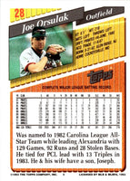 1993 Topps Gold Joe Orsulak #28