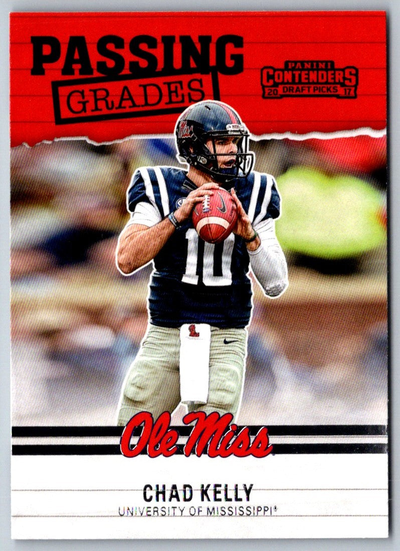 2017 Panini Contenders Draft Picks Passing Grades Chad Kelly
