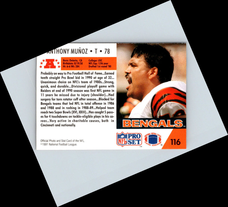 1992 Pro Set Power Anthony Munoz