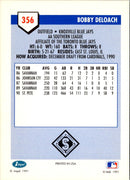 1991 Line Drive AA Bobby Deloach