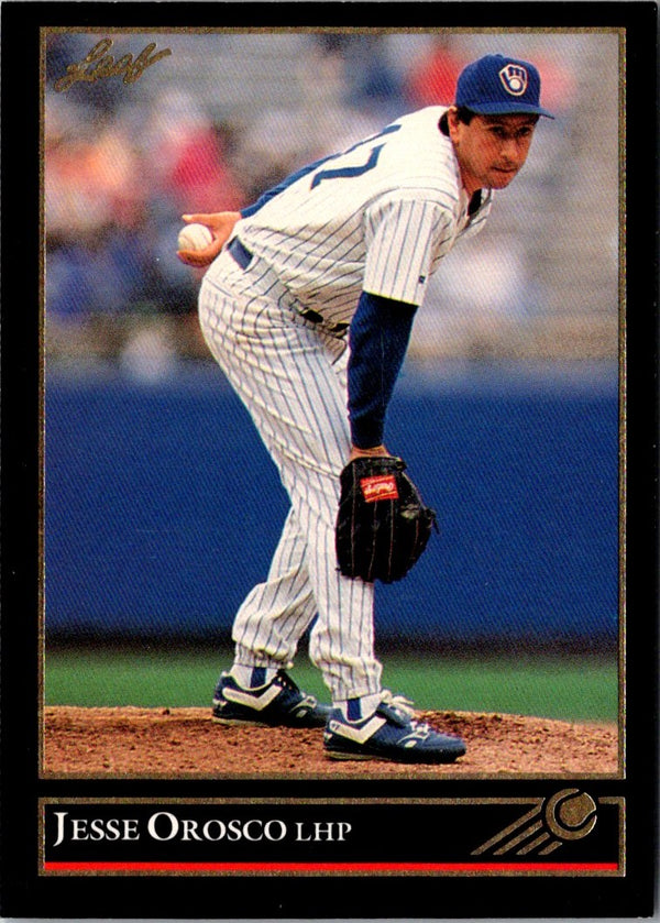 1992 Leaf Black Gold Jesse Orosco #524