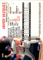 1999 Fleer Tradition Warning Track Collection Javier Vazquez #532W