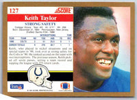 1991 Score Keith Taylor #127