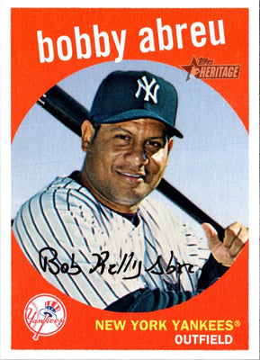 2008 Topps Heritage Bobby Abreu #154