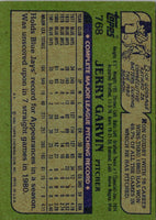 1982 Topps Jerry Garvin #768