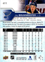 2017 Upper Deck Jay Bouwmeester #411