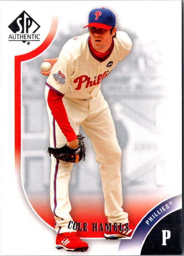 2009 Upper Deck SP Cole Hamels #35