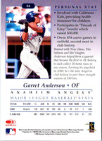 2001 Donruss Classics Garret Anderson #84