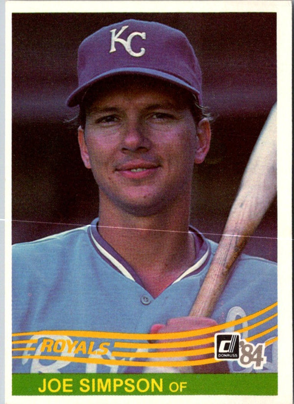 1984 Donruss Joe Simpson #496