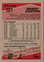 1989 Topps Brent Ashton #181