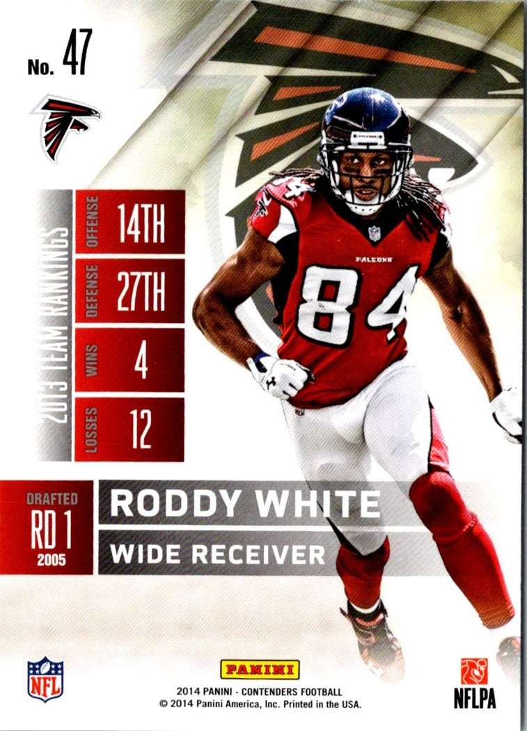 2014 Panini Contenders Roddy White