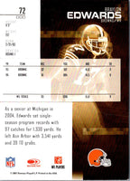 2007 Leaf Rookies & Stars Braylon Edwards #72