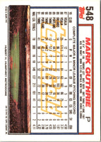 1992 Topps Mark Guthrie #548