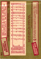 1985 O-Pee-Chee Bobby Brown #92