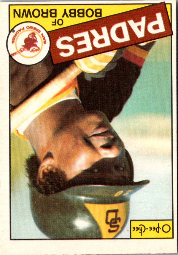 1985 O-Pee-Chee Bobby Brown #92