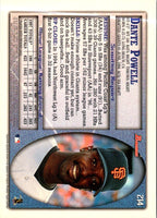 1998 Bowman Dante Powell #214