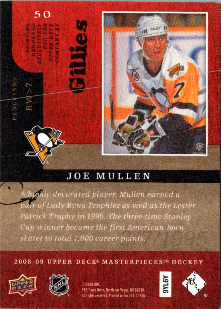 2008 Upper Deck Masterpieces Joe Mullen