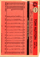 1981 Topps Tom Hutton #374