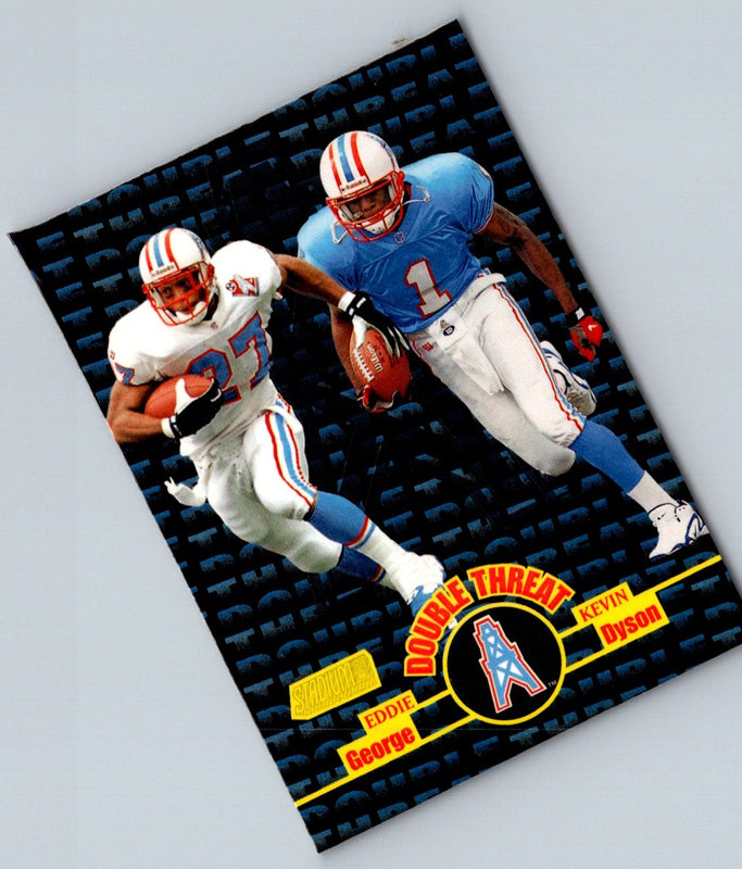 1998 Stadium Club Double Threat Eddie George/Kevin Dyson #DT7