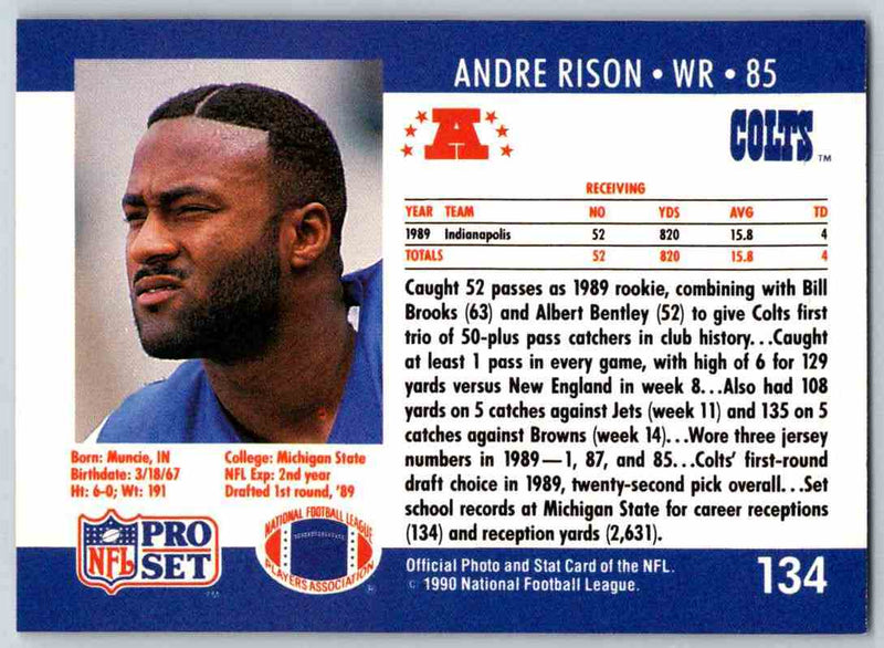 1990 Pro Set Andre Rison