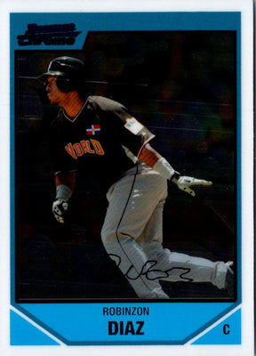 2007 Bowman Draft Picks & Prospects Chrome Robinzon Diaz #BDPP82