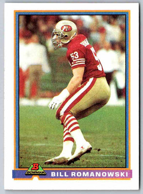1991 Bowman Football Bill Romanowski #476