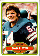 1980 Topps Dan Lloyd