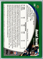 2002 Topps David Terrell #226