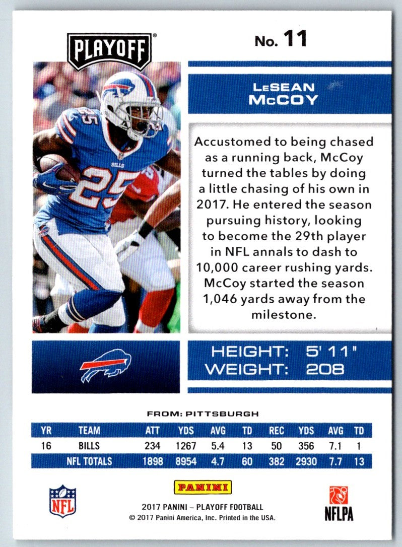 2017 Panini Playoff LeSean McCoy