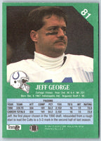 1991 Fleer Jeff George #81