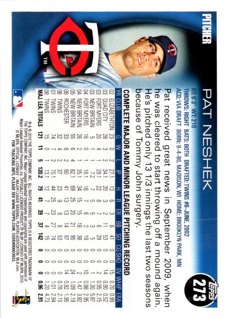 2010 Topps Pat Neshek