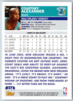 2003 Topps Courtney Alexander #114