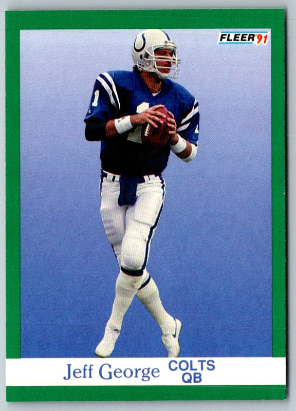 1991 Fleer Jeff George #81