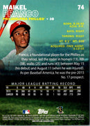 2016 Stadium Club Maikel Franco