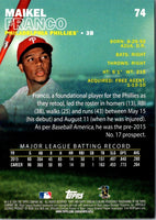 2016 Stadium Club Maikel Franco #74