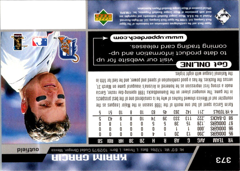 1999 Upper Deck Karim Garcia