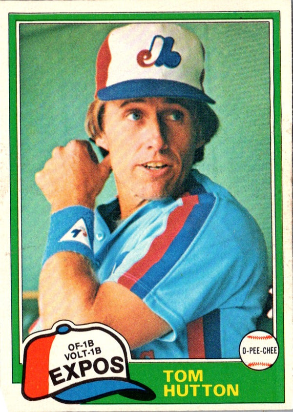 1981 Topps Tom Hutton #374