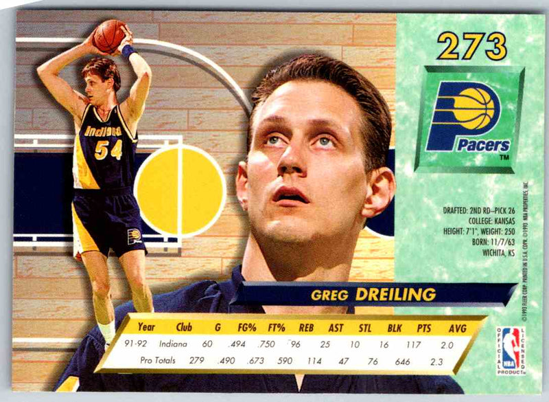 1992 Fleer Ultra Greg Dreiling