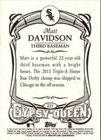 2014 Topps Gypsy Queen Matt Davidson #221 Rookie