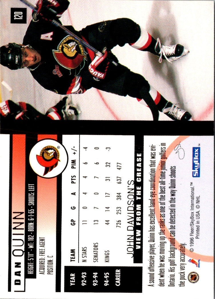 1995 SkyBox Dan Quinn