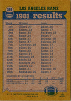1982 Topps Wendell Tyler/Nolan Cromwell/Preston Dennard/Jack Youngblood #369