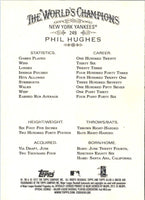 2012 Topps Allen & Ginter Phil Hughes #249