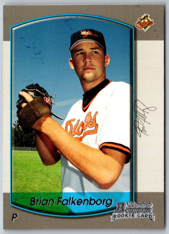 2000 Bowman Brian Falkenborg #189 Rookie